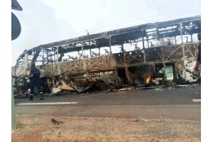 Bénin : voici le bilan provisoire de l'accident du bus de la compagnie Baobab à l'entrée de Malanville