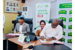 Élections 2026 : les partis politiques signent la Charte de bonne conduite médiatique à la HAAC