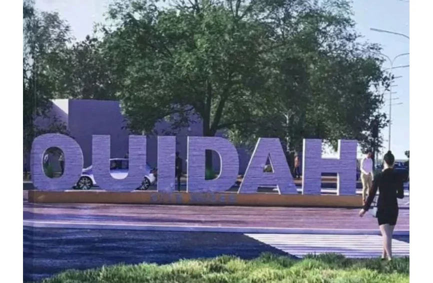 Bénin : l'entrée de la ville de Ouidah a désormais un nouveau visage