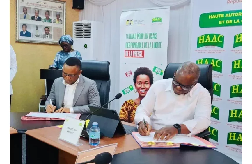 Élections 2026 : les partis politiques signent la Charte de bonne conduite médiatique à la HAAC