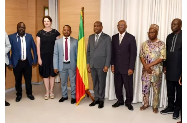 Bénin : les 04 experts internationaux, chargés d'auditer le fichier électoral chez le président de la Cour constitutionnelle