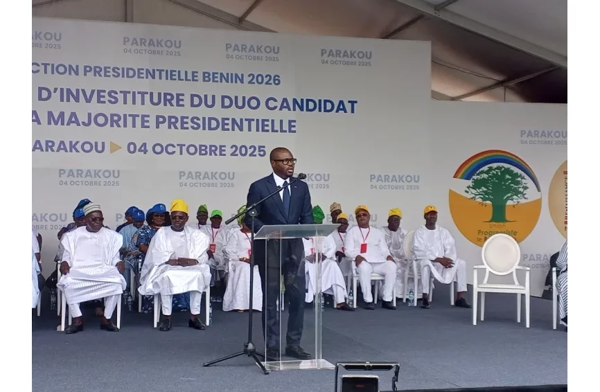 Présidentielle 2026 : l'intégralité du discours d'investiture de Romuald Wadagni à Parakou