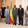 Bénin : les 04 experts internationaux, chargés d'auditer le fichier électoral chez le président de la Cour constitutionnelle