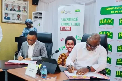 Élections 2026 : les partis politiques signent la Charte de bonne conduite médiatique à la HAAC