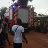 Abomey-Calavi: d'importants dégâts dans l'incendie d'un entrepôt d'essence frelatée hier