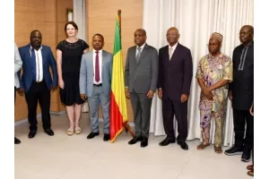 Bénin : les 04 experts internationaux, chargés d'auditer le fichier électoral chez le président de la Cour constitutionnelle