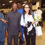 Amina Lanaya, DG/UCI à sa descente d'avion hier « Déjà, je sens la chaleur et la convivialité du Bénin »