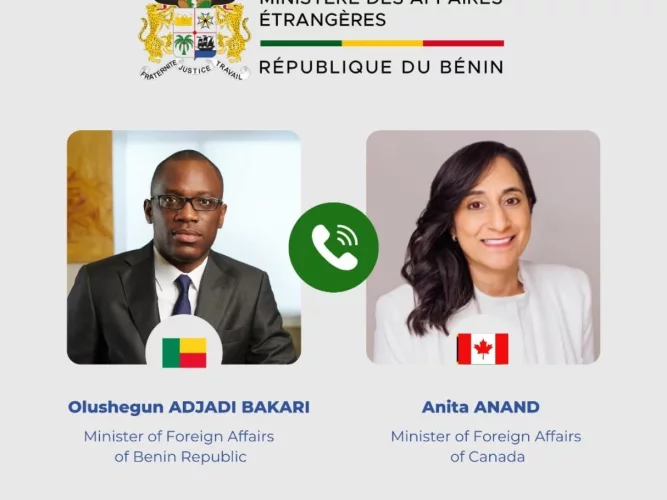 Diplomatie : échange téléphonique entre le ministre Bakari et son homologue canadienne, ce qu'ils se sont dit