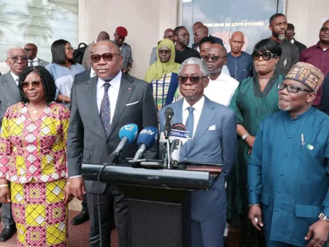 Présidentielle en Côte d'Ivoire : Théodore Holo reçu par le président de la Commission Électorale